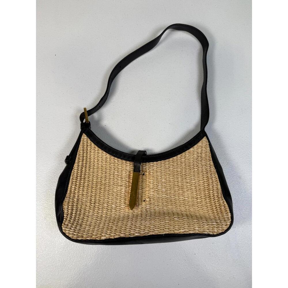 DeMellier Beige and Black Tokyo Handbag As-is Condition - Picture 4 of 15